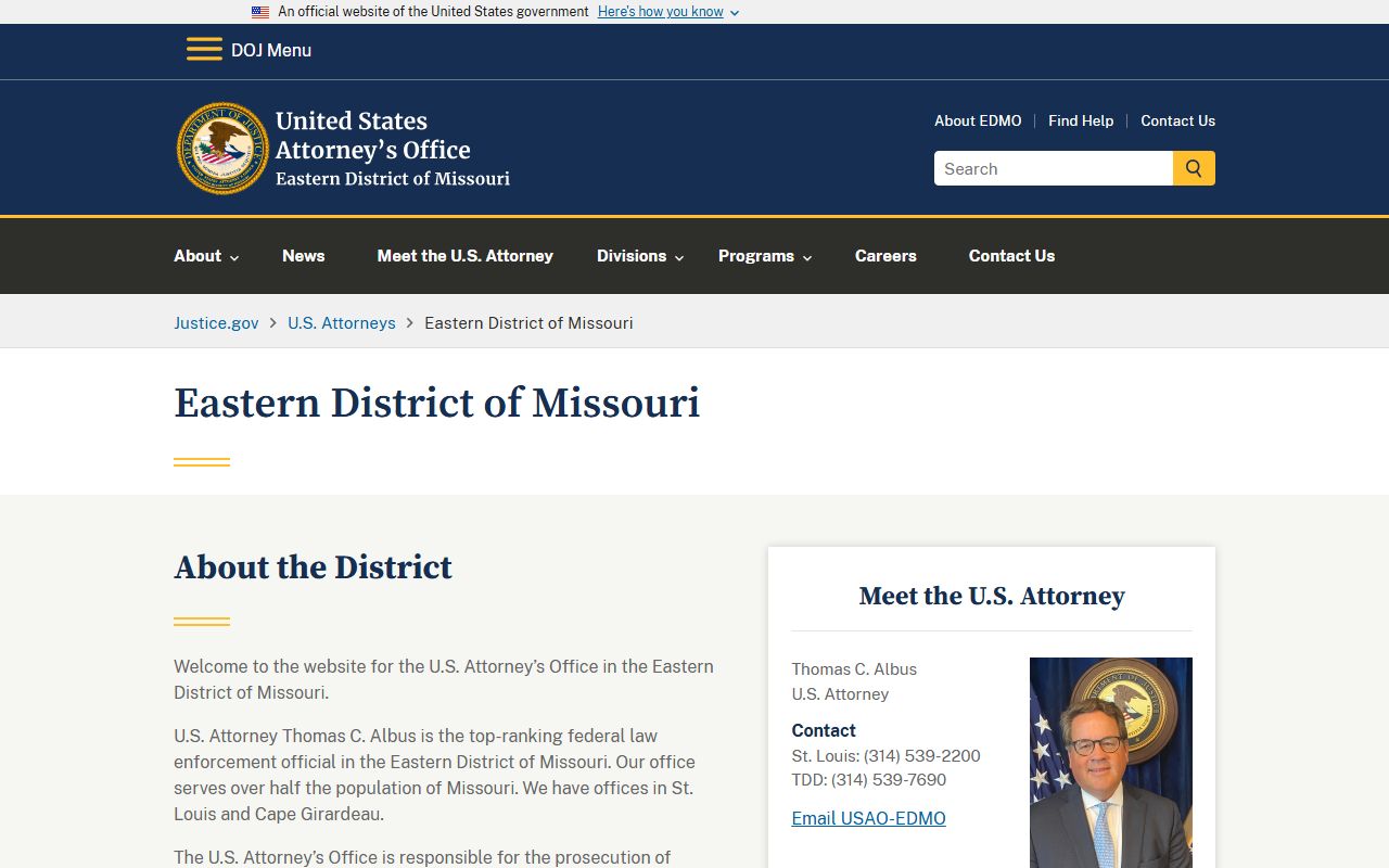 Dunklin County criminal court records federal prosecutor source