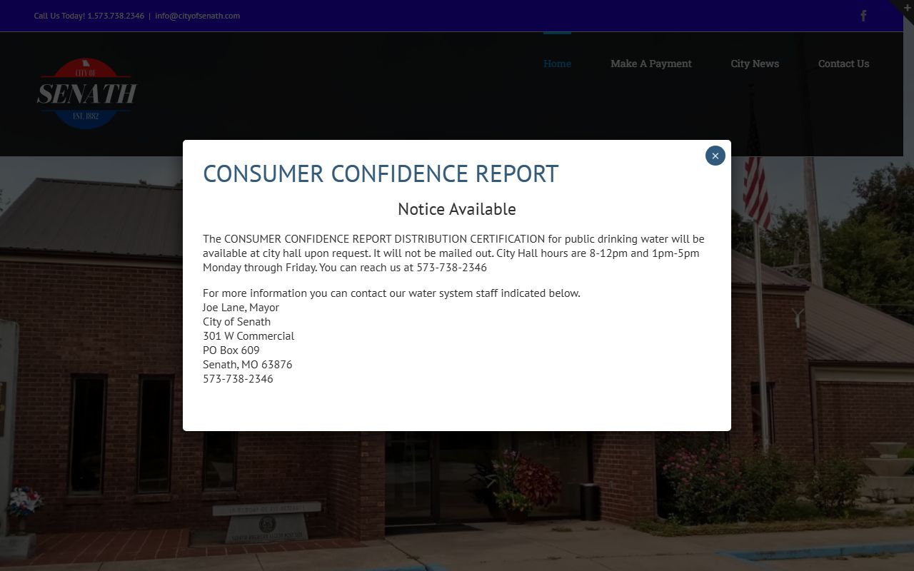 Dunklin County traffic court records and Senath city court fine payment note